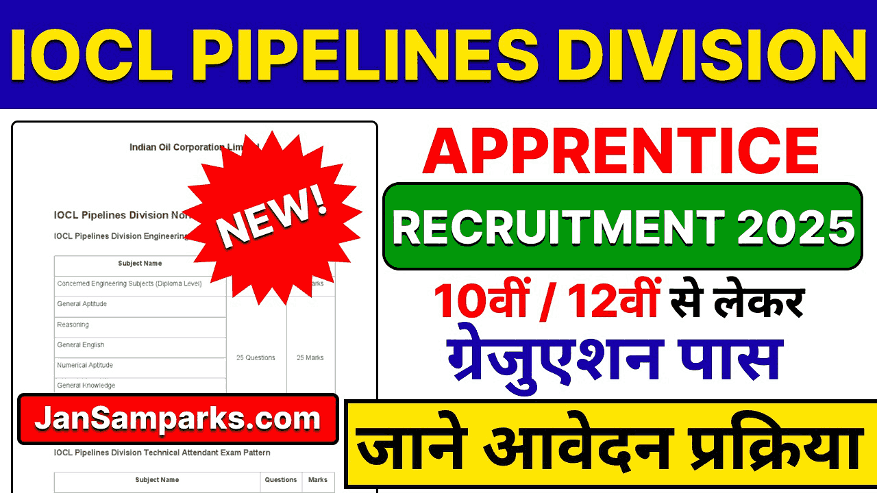 Indian Oil Apprentice Requirement 2025